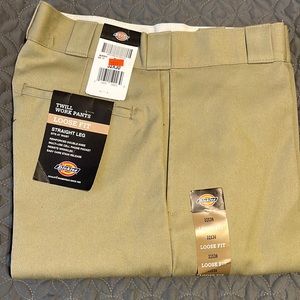 Mens dickies loose fit pants